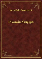 : O Duchu Świętym - ebook