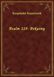 : Psalm 129. Pokutny - ebook