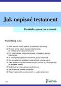 Poradniki: Jak napisać testament - poradnik praktyczny  - ebook