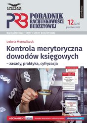 : Poradnik Rachunkowości Budżetowej - e-wydanie – 12/2025